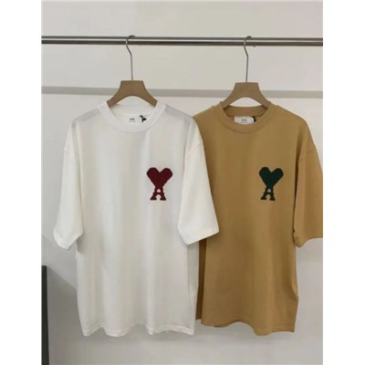 Футболка свободного кроя унисекс с вышивкой АМ*И