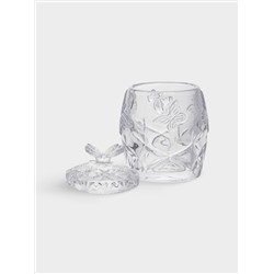 Сахарница, 11 см, 120 мл, с ложкой, стекло/сталь, Бабочка, Butterfly