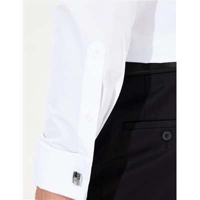Beyaz Slim Fit Uzun Kollu Basic Gömlek