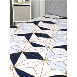 Простыня на резинке поплин Галактика