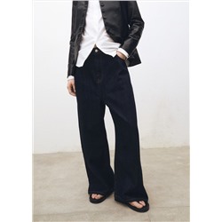 Tejano wideleg tiro bajo rinse wash