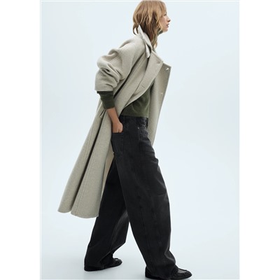 Jeans balloon tiro alto