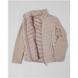 WOMEN'S MIXED MEDIA CHEVRON JACKET