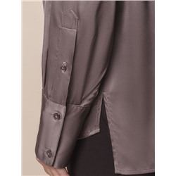 Блузка из сатина с эластаном