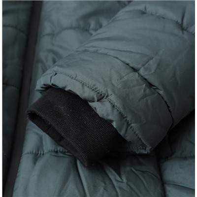 Женское длинное хлопковое пальто со съемным капюшоном