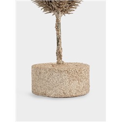 Ель искусственная, 30 см, полиэтилен, шампань, New year