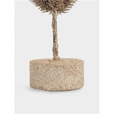 Ель искусственная, 30 см, полиэтилен, шампань, New year