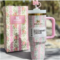 Термокружка  в подарочной, упаковке с чехлом и трубочкой