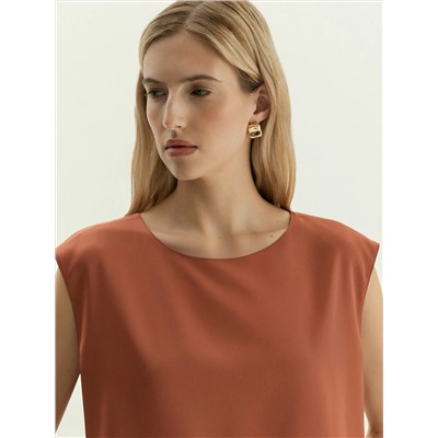 Блузка без рукавов, B2815/squirrel