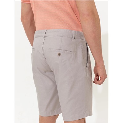 Gri Regular Fit Bermuda Şort