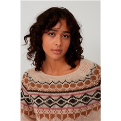 Jersey Beige y negro