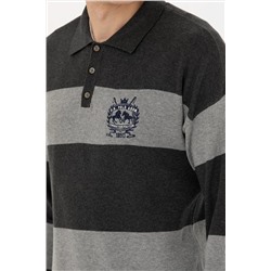 Erkek Antrasit Melanj Kazak