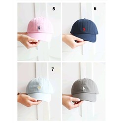 Хлопковые бейсболки 💋Pol*o Ralp*h Laure*n  Оригинал, модель 2024 года! Вышитая эмблема