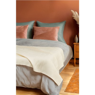 Плед вафельный 140х200 см Бохо