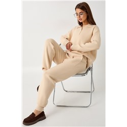 Костюм вязаный теплый с брюками и кофтой #4