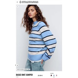 Женский теплый свитер   Stradivariu*s