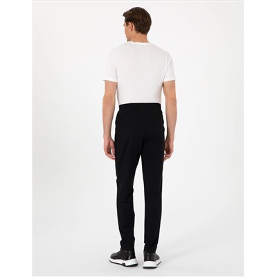Siyah Slim Fit Eşofman Altı