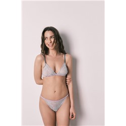 Braga brasileña encaje azul