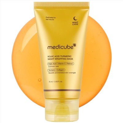 medicube Wrapping Mask Collagen Overnight Peel Off Facial Mask | Elasticity & Hydration Care, Reduces Sagging & Dullness | Hydrolyzed Collagen For Glowing Skin | Korean Skin Care, 2.53 fl.oz
