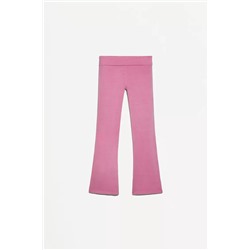 Set camiseta y legging flare efecto lavado