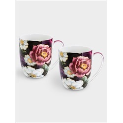 Набор кружек, 2 пр, 380 мл, Розы