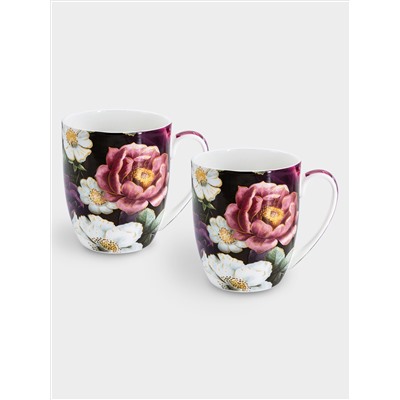 Набор кружек, 2 пр, 380 мл, Розы