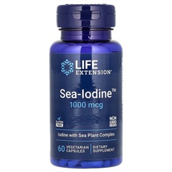 Life Extension, Sea-Iodine, 1000 мкг, 60 капсул