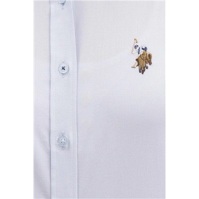 Kadın Açık Mavi Uzun Kollu Basic Gömlek