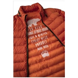 Bad Bear Erkek Hovercraft Puffer Parlak Kırmızı Dolgulu Mont