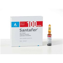 SANTAFER 2ML 5 AMPUL железо demir III hidroksit