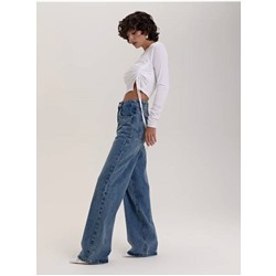 Джинсы-трубы женские