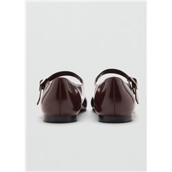 Bailarinas tira efecto charol