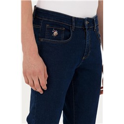 Erkek Lacivert Jean Pantolon