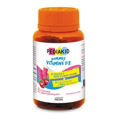 Gommes vitamin D3  60 mar PEDIAKID