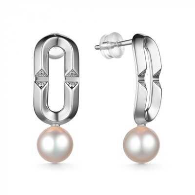 Серьги серебро 28780.1S1
