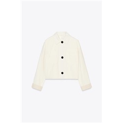 CHAQUETA CORTA CON LINO