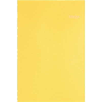 Erkek Koyu Sarı Basic Bisiklet Yaka Tişört