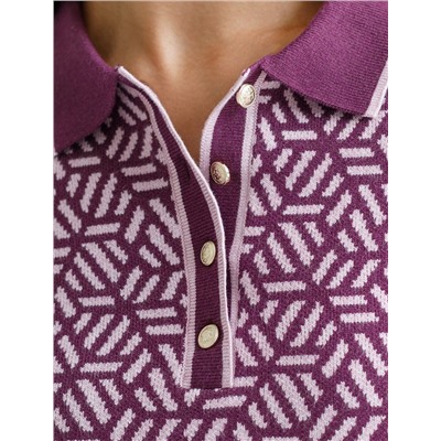 Джемпер жаккардовой вязки с кашемиром