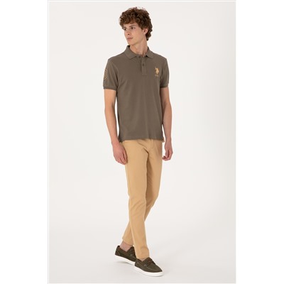 Erkek Camel Kanvas Pantolon