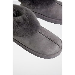 Botines forrados Gris