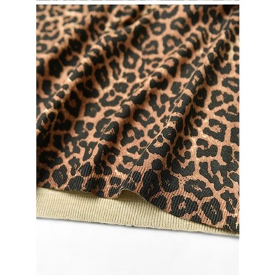 Женский кардиган и лонгслив Zar*a с анималистичным принтом