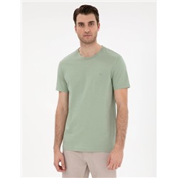 Çağla %100 Pamuk Slim Fit Bisiklet Yaka Basic Tişört