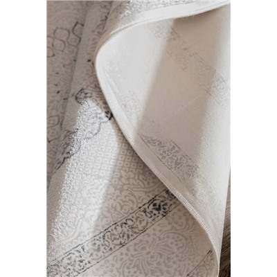 Mons Halı - Beyaz/Gri - 155x225 cm