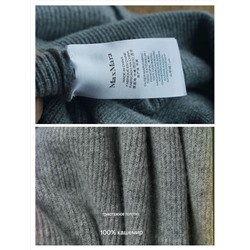 Женский вязаный шерстяной джемпер с капюшоном, толстовка Макс Мар*а