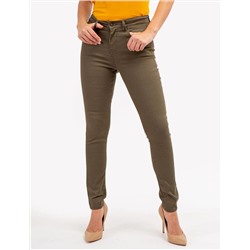 HIGH RISE SKINNY TWILL PANTS