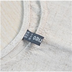 Женское платье из хлопка и льна