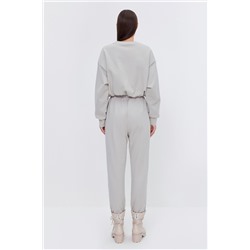 Sudadera de manga larga Gris claro