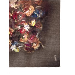 Kahverengi İpek Eşarp