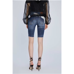 Short vaquero Azul