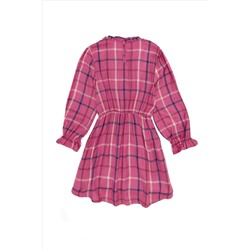 Kız Çocuk Pembe Dokuma Elbise